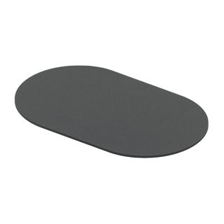 Полка для овальной консоли Artceram FUORI SCALA TFC002 36 00 серая